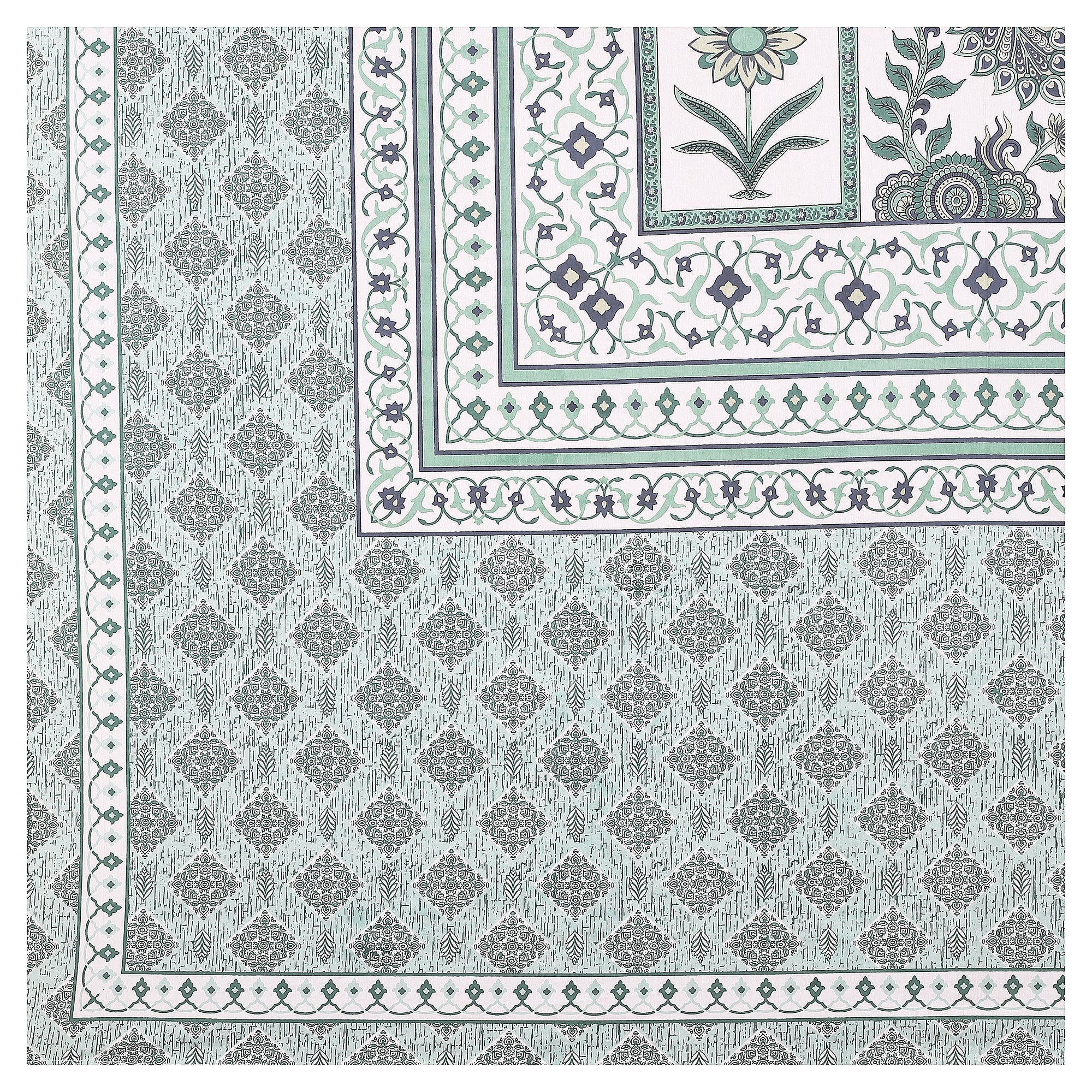Royal Peacock Harmony Bedsheet Set