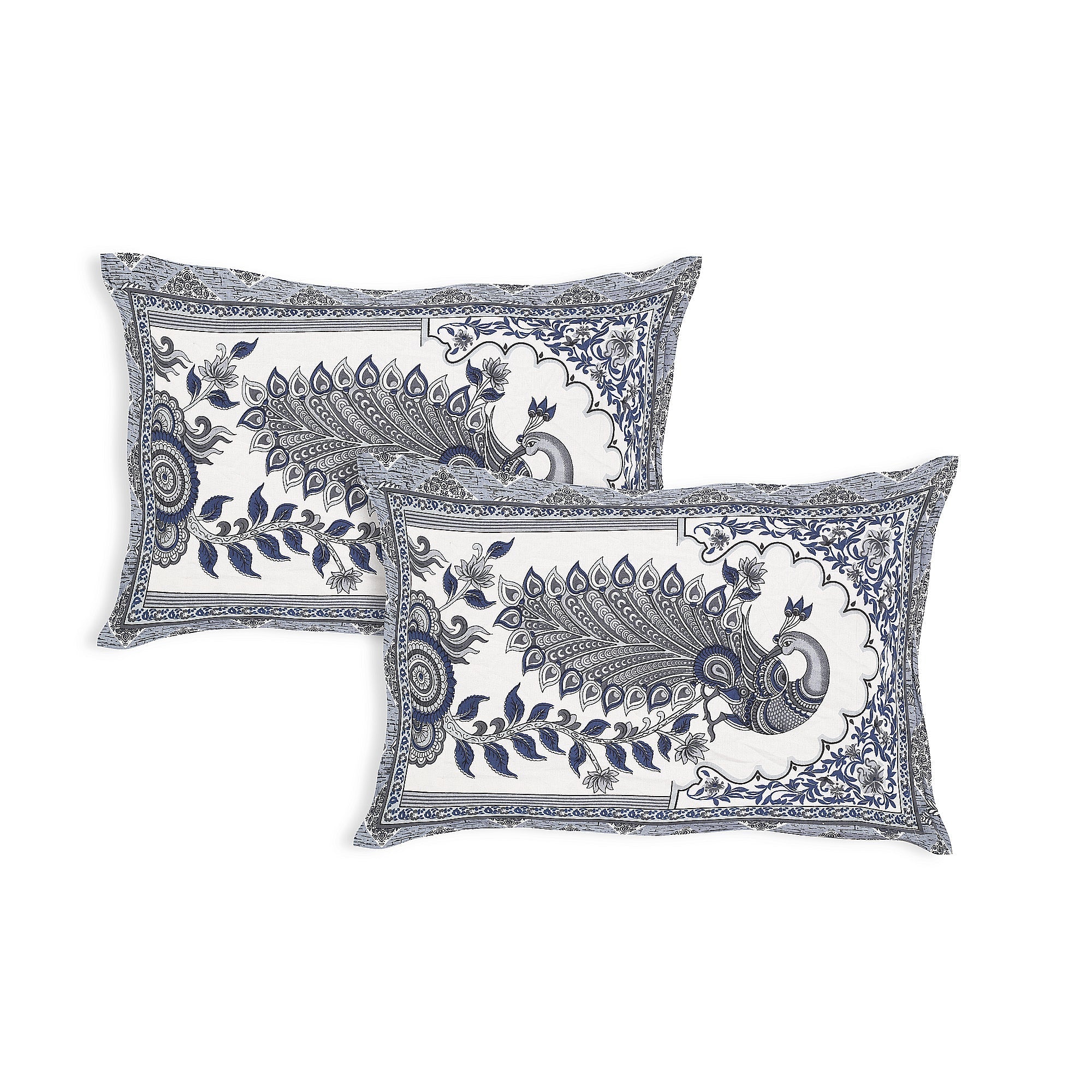 Royal Peacock Harmony Bedsheet Set