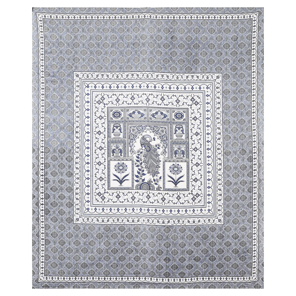 Royal Peacock Harmony Bedsheet Set