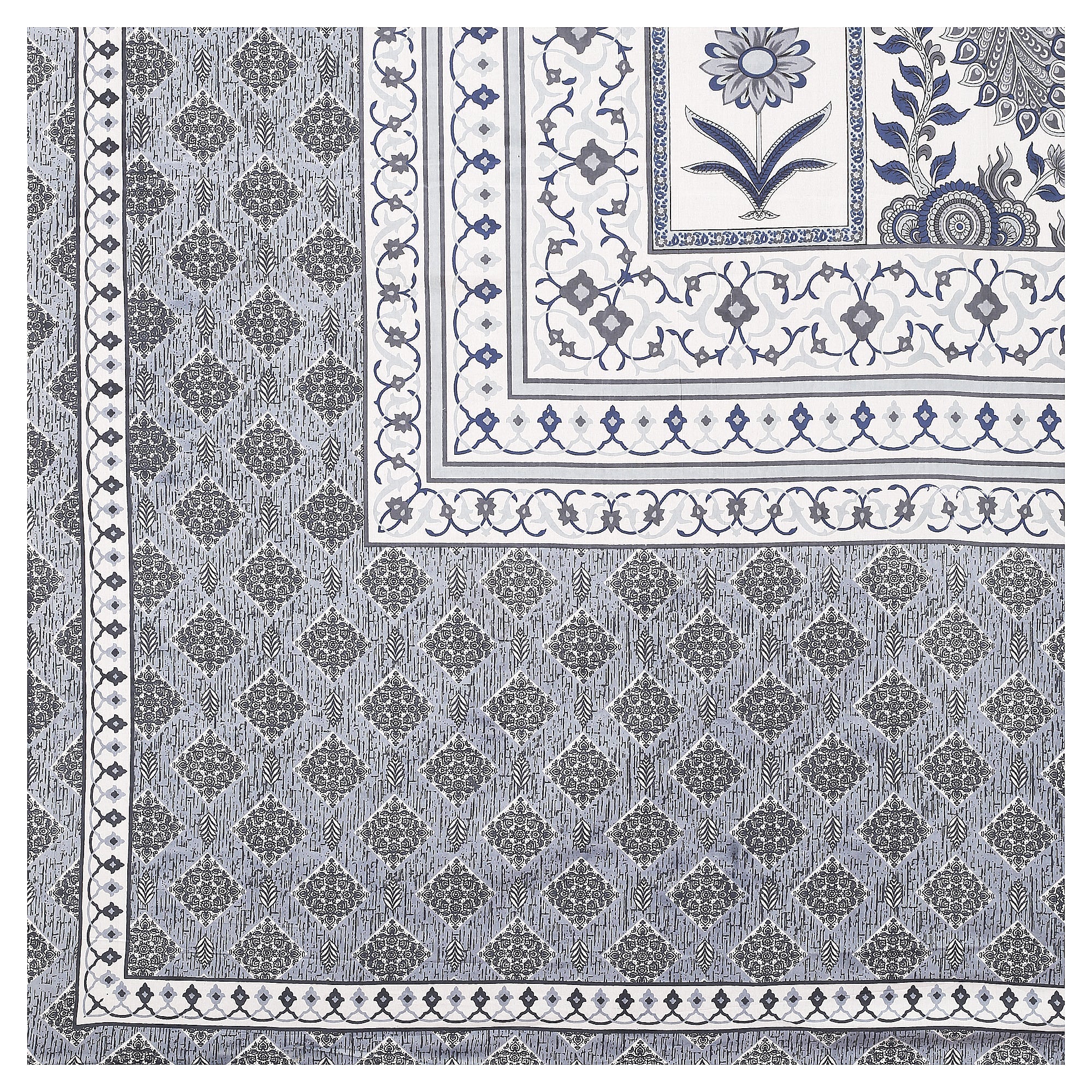 Royal Peacock Harmony Bedsheet Set