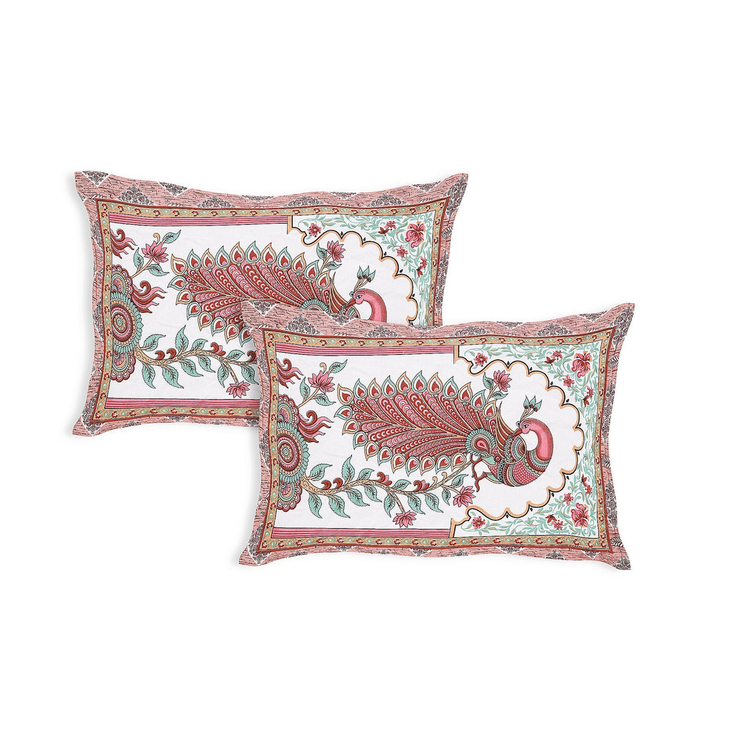 Royal Peacock Harmony Bedsheet Set