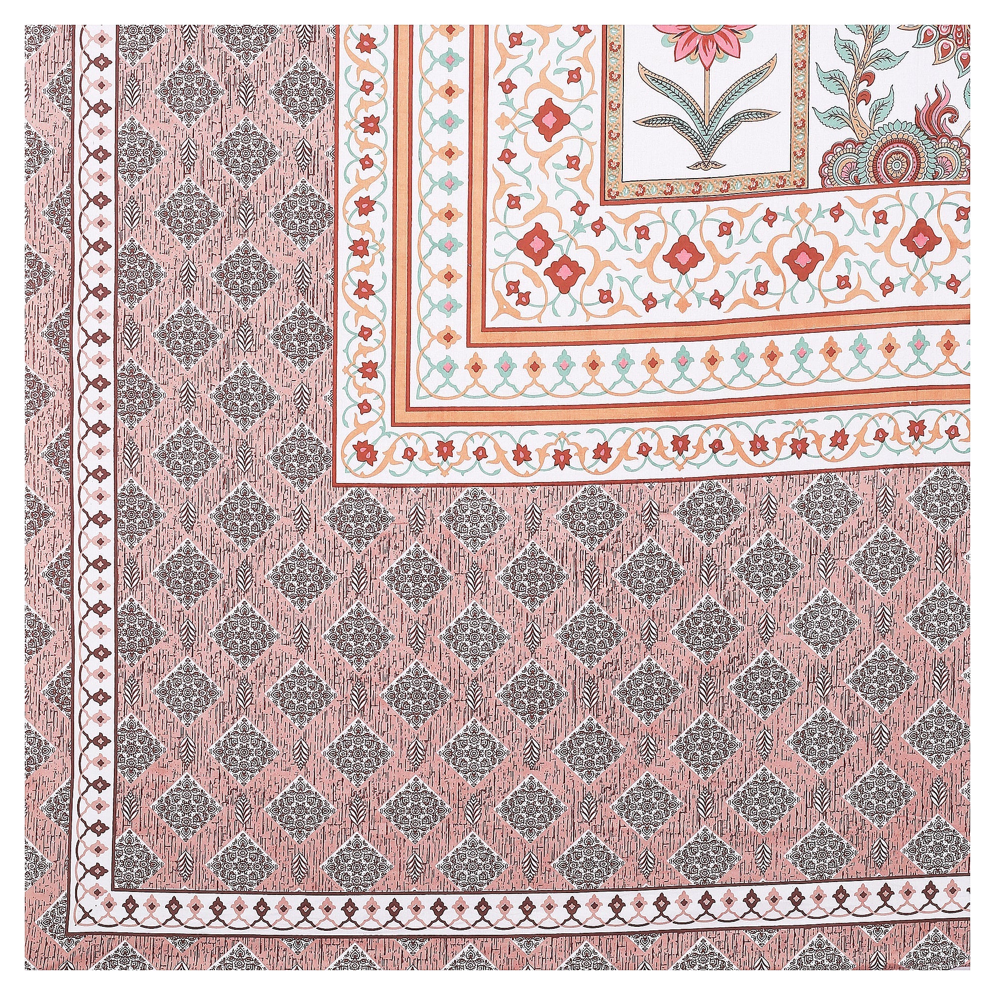 Royal Peacock Harmony Bedsheet Set