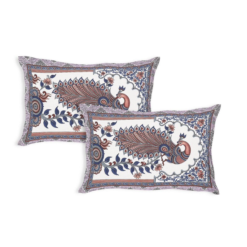 Royal Peacock Harmony Bedsheet Set