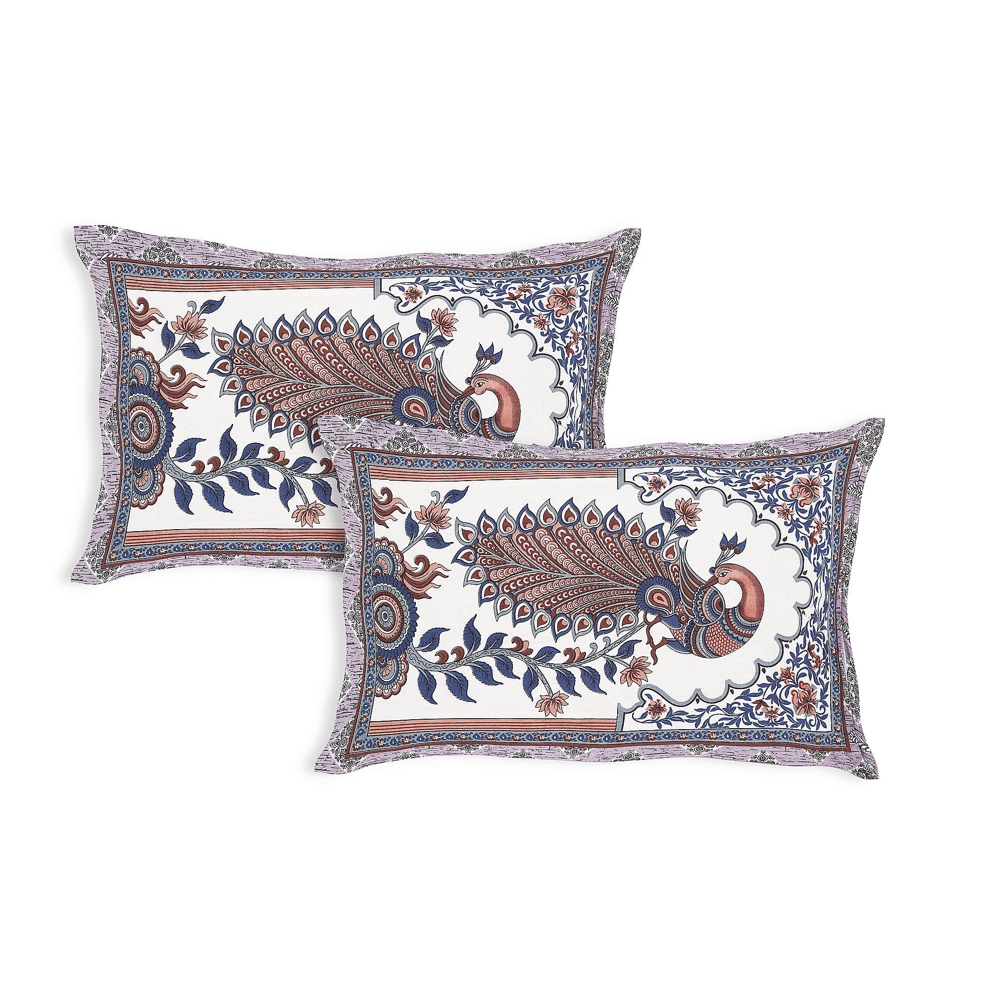 Royal Peacock Harmony Bedsheet Set