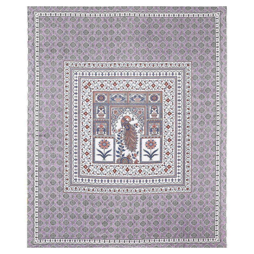 Royal Peacock Harmony Bedsheet Set