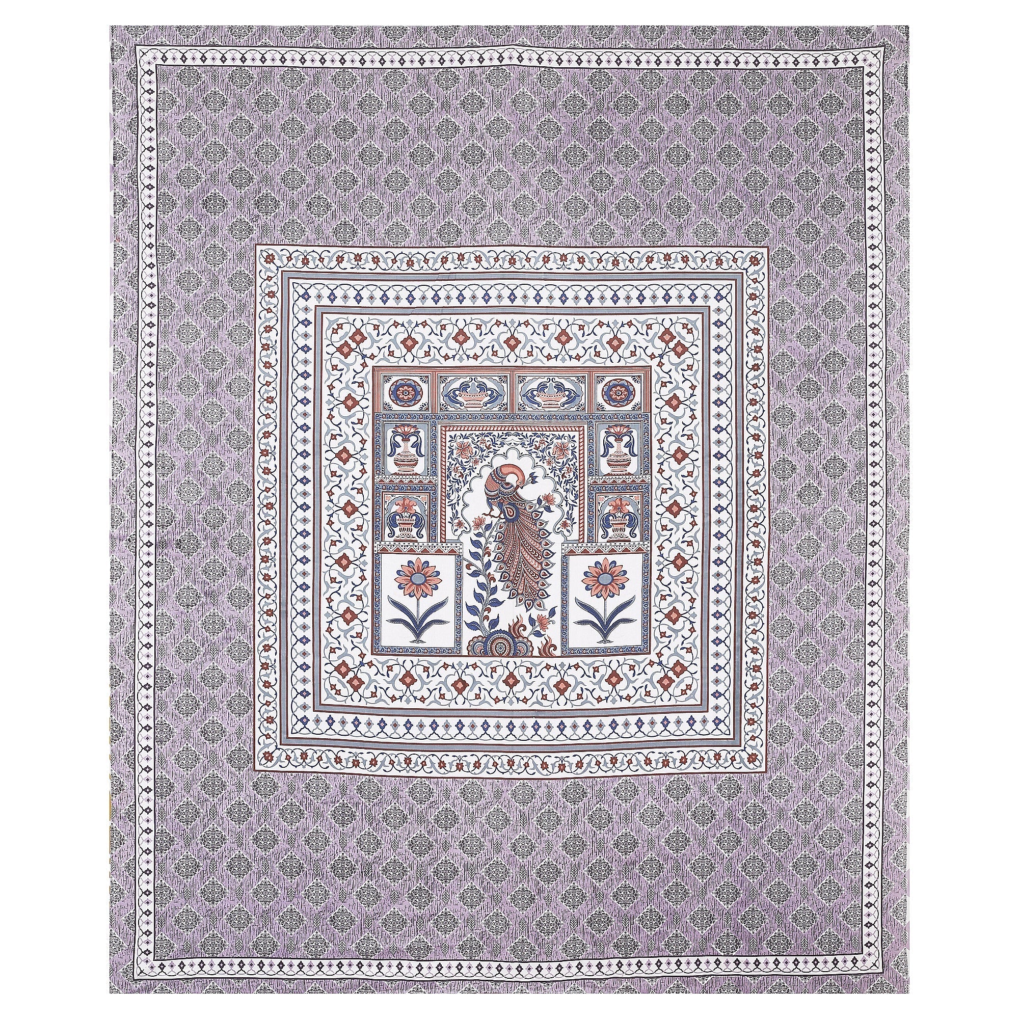 Royal Peacock Harmony Bedsheet Set