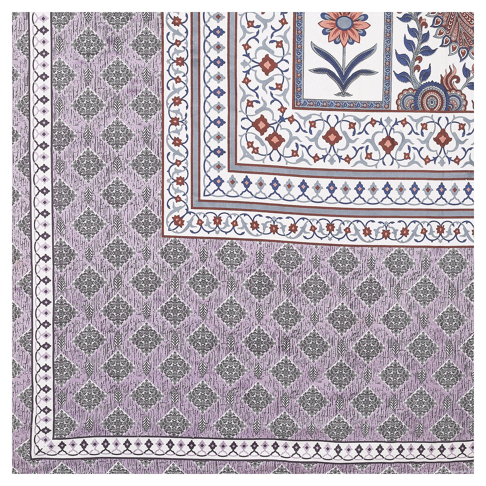 Royal Peacock Harmony Bedsheet Set
