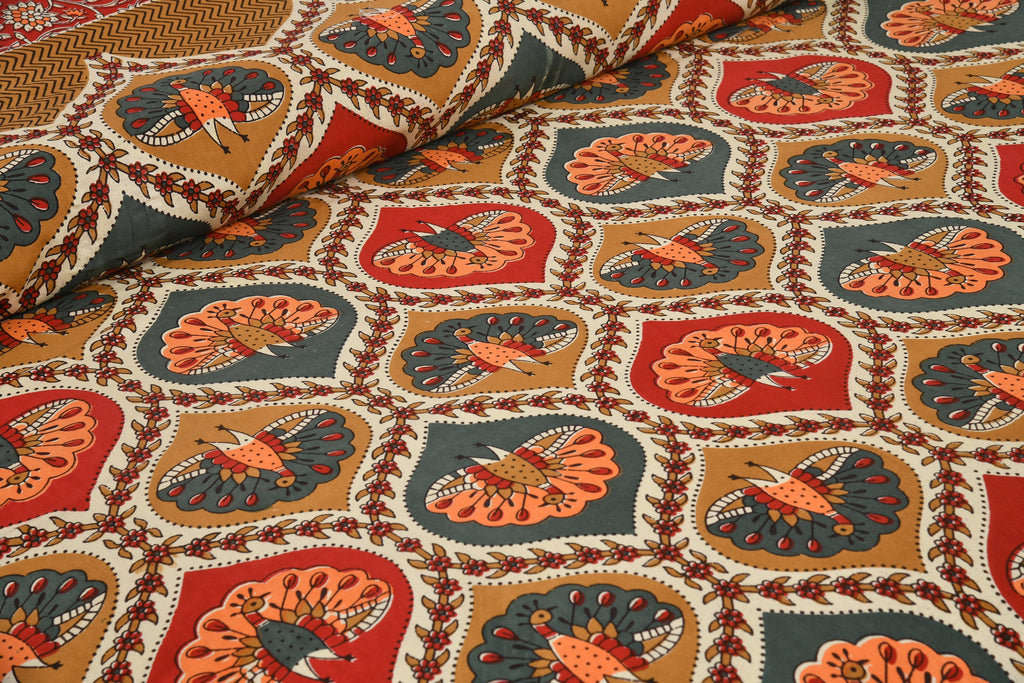 Rajwada Shringar  Red Bedsheet Set 100 x 108