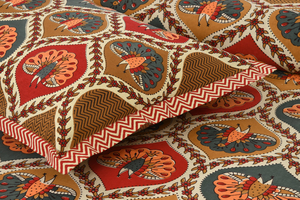 Rajwada Shringar  Red Bedsheet Set 100 x 108