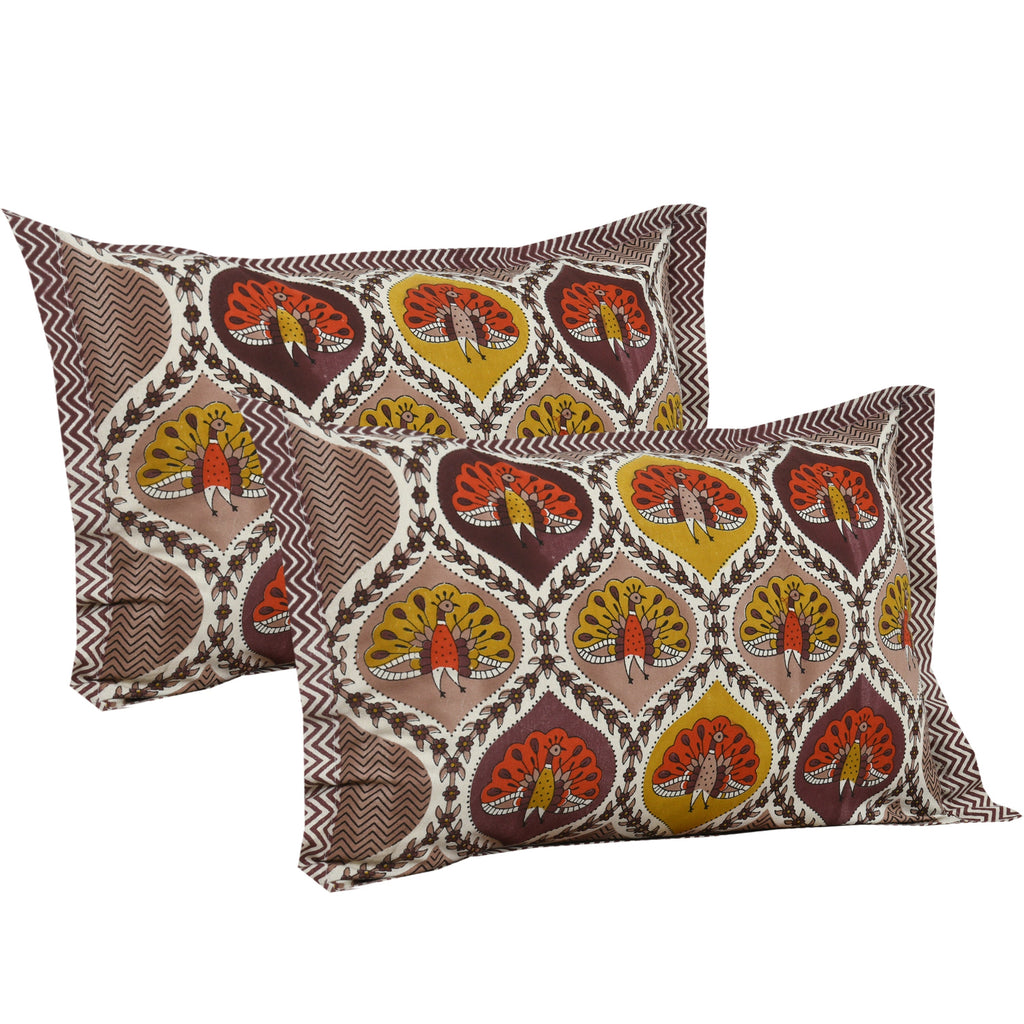 Rajwada Shringar  Yellow Bedsheet Set 100 x 108