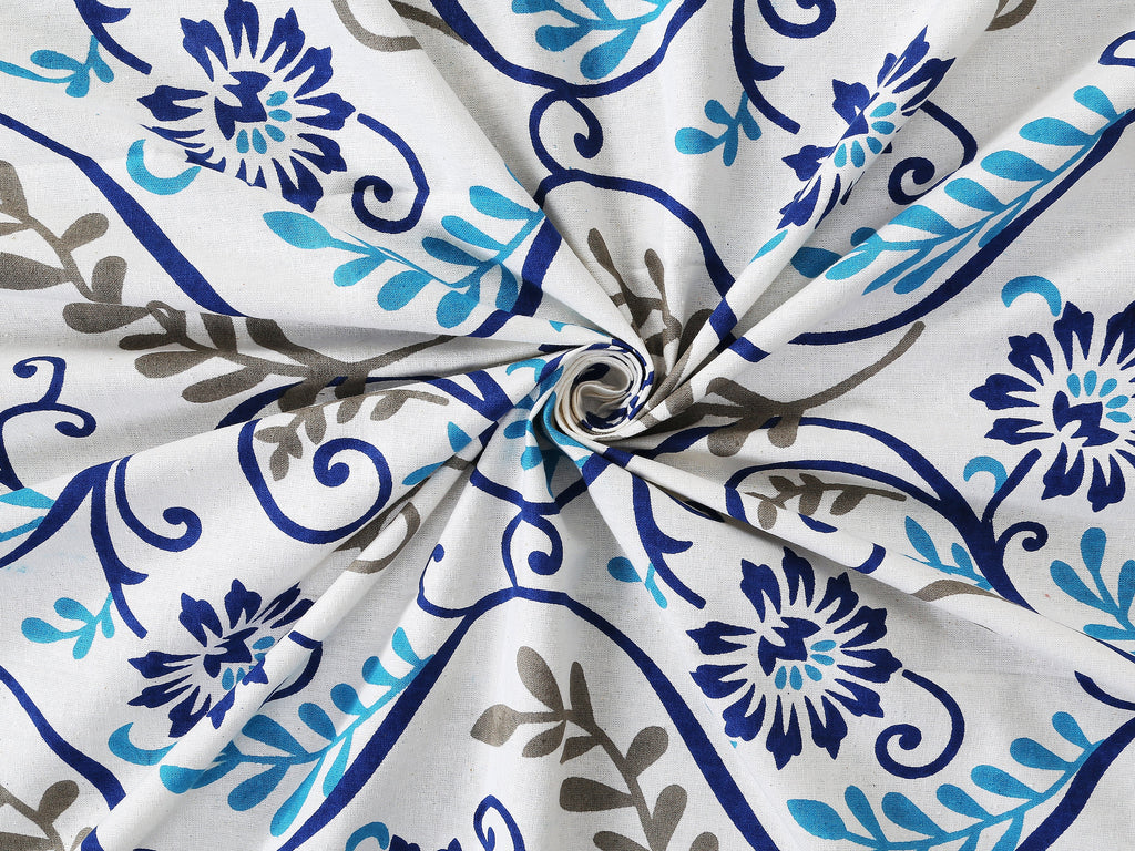 Rajwada Latika  Blue Bedsheet Set 120x120