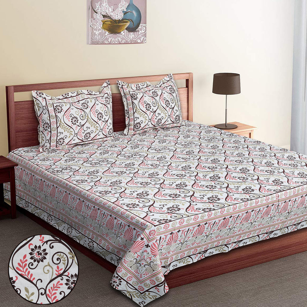 Rajwada Latika  Green Bedsheet Set 120x120