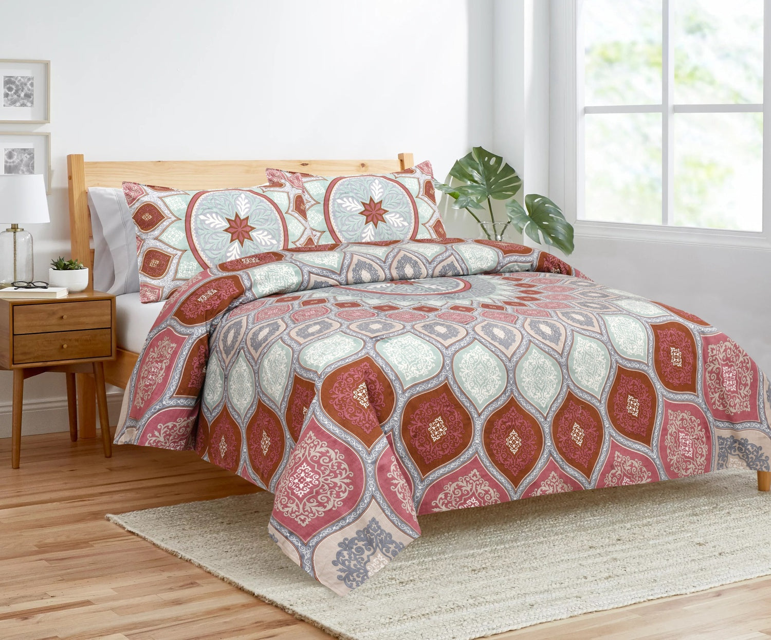 Regal Harmony Green Bedsheet Set 100 x 108