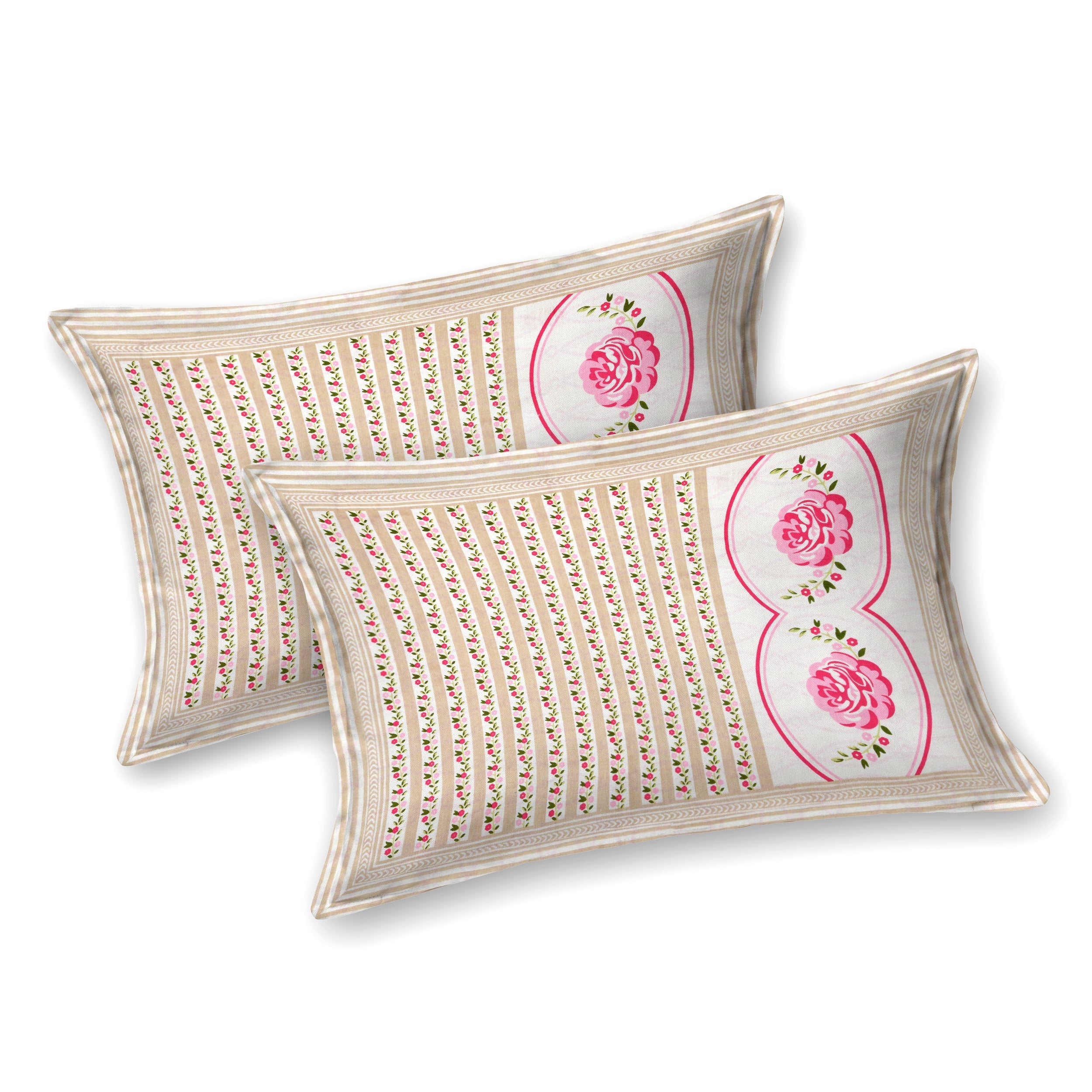Rajwada Pushp Medallion Collection Bedsheet  Set 100 x 108