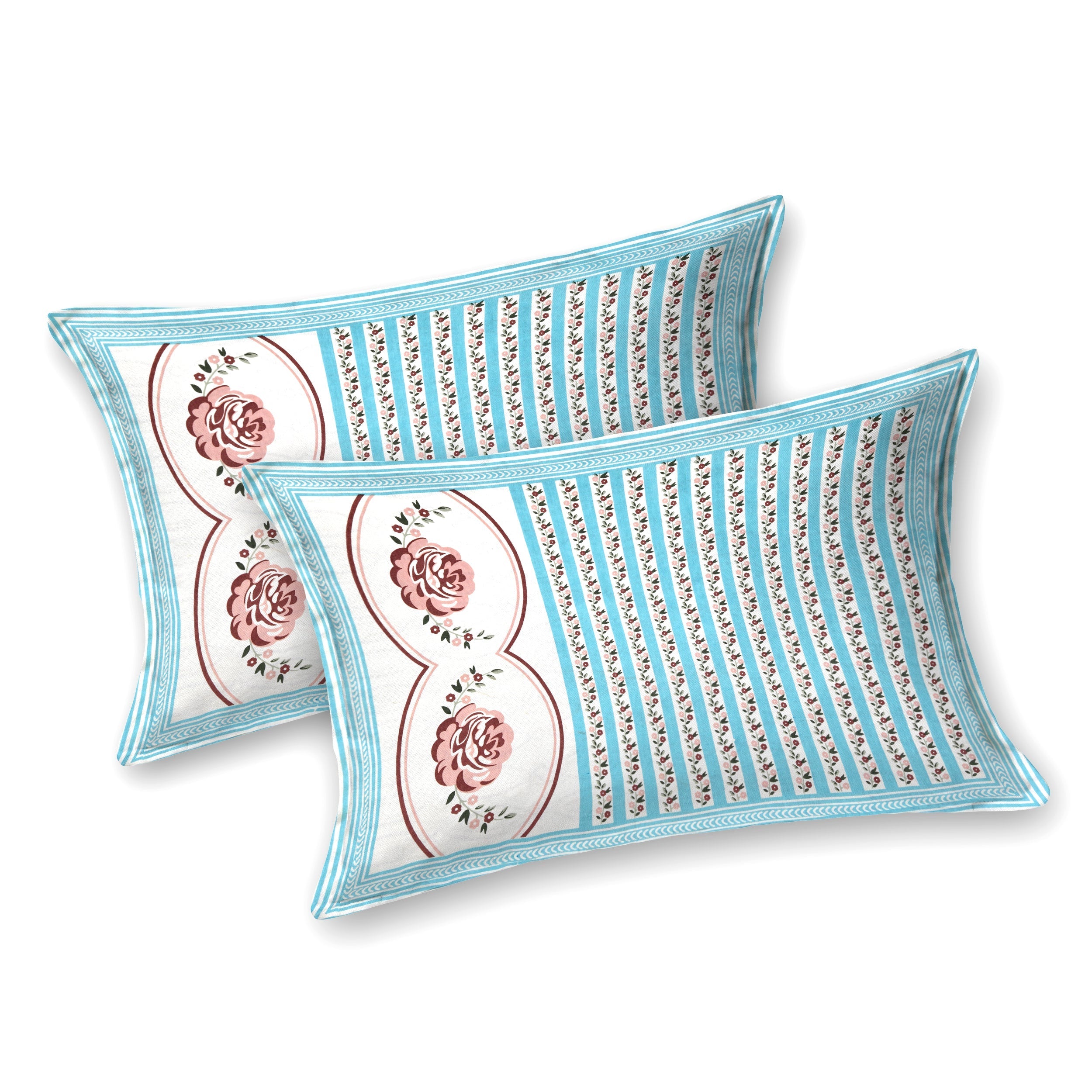 Rajwada Pushp Medallion Collection Bedsheet  Set 100 x 108