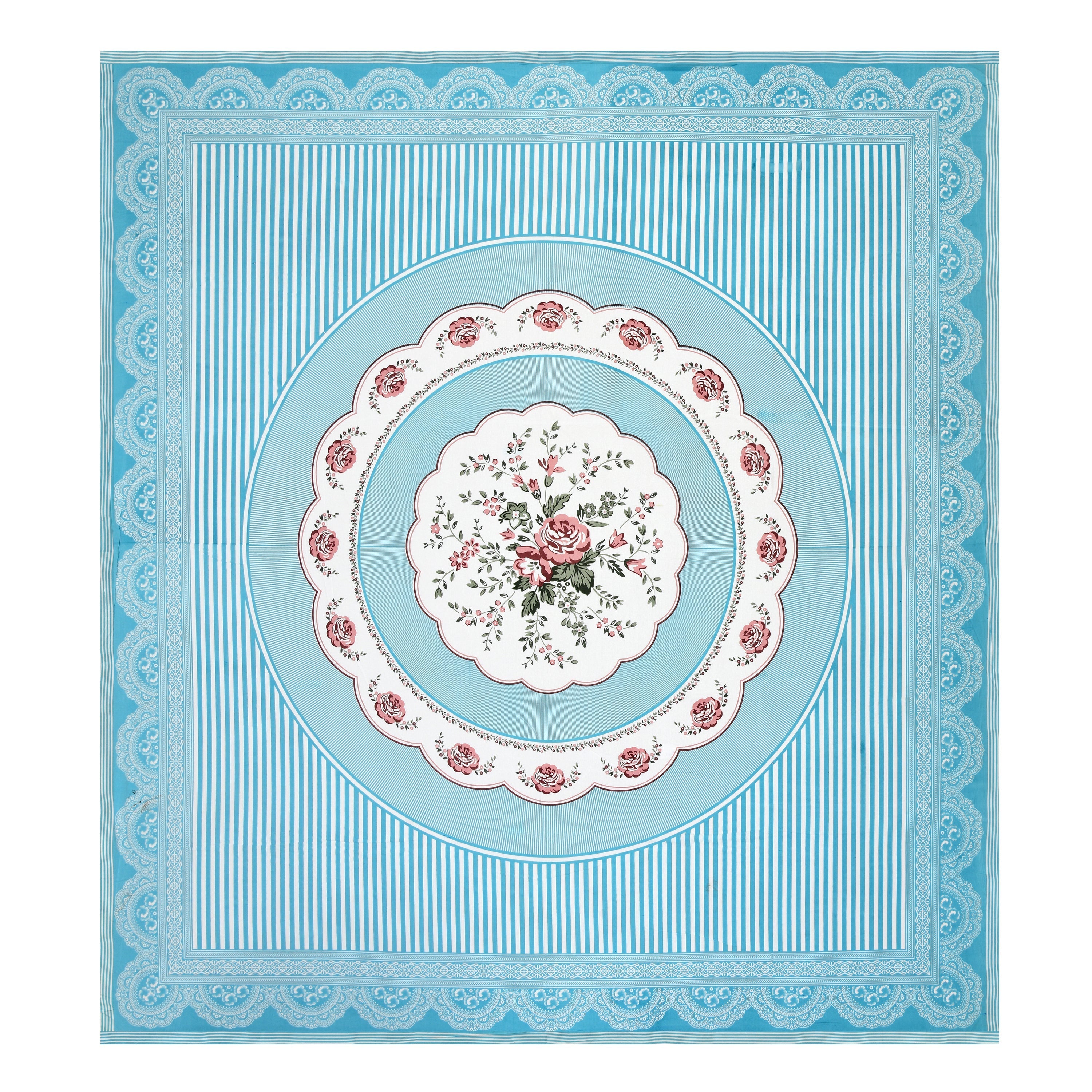 Rajwada Pushp Medallion Collection Bedsheet  Set 100 x 108