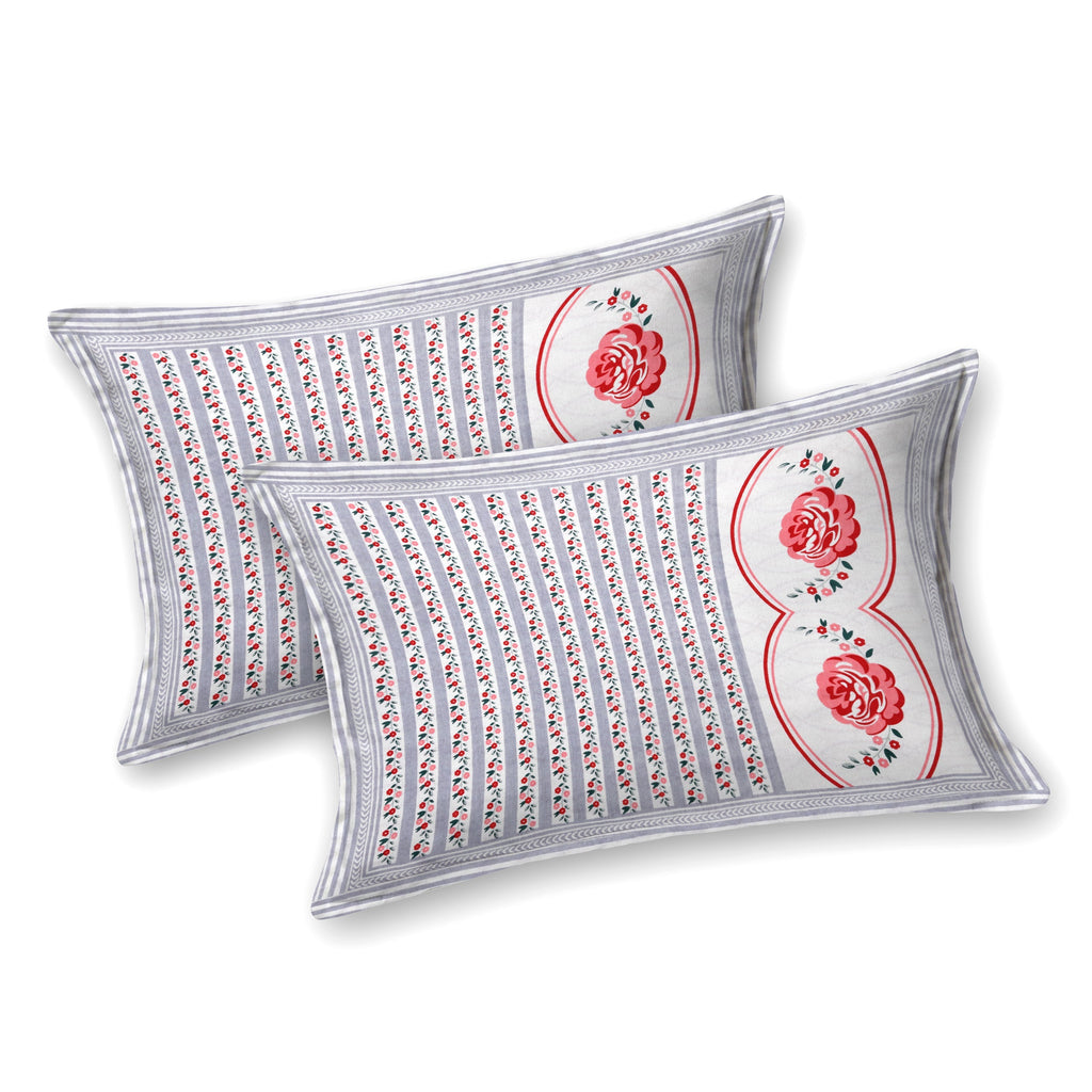 Rajwada Pushp Medallion Collection Bedsheet  Set 100 x 108