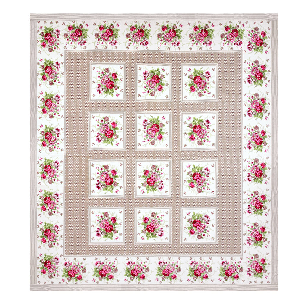Rajwada Phool Gulistan Collection Bedsheet  Set 100 x 108
