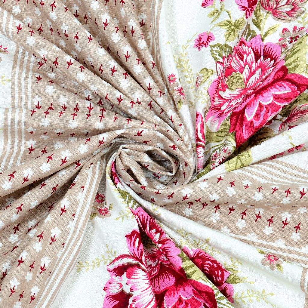 Rajwada Phool Gulistan Collection Bedsheet  Set 100 x 108