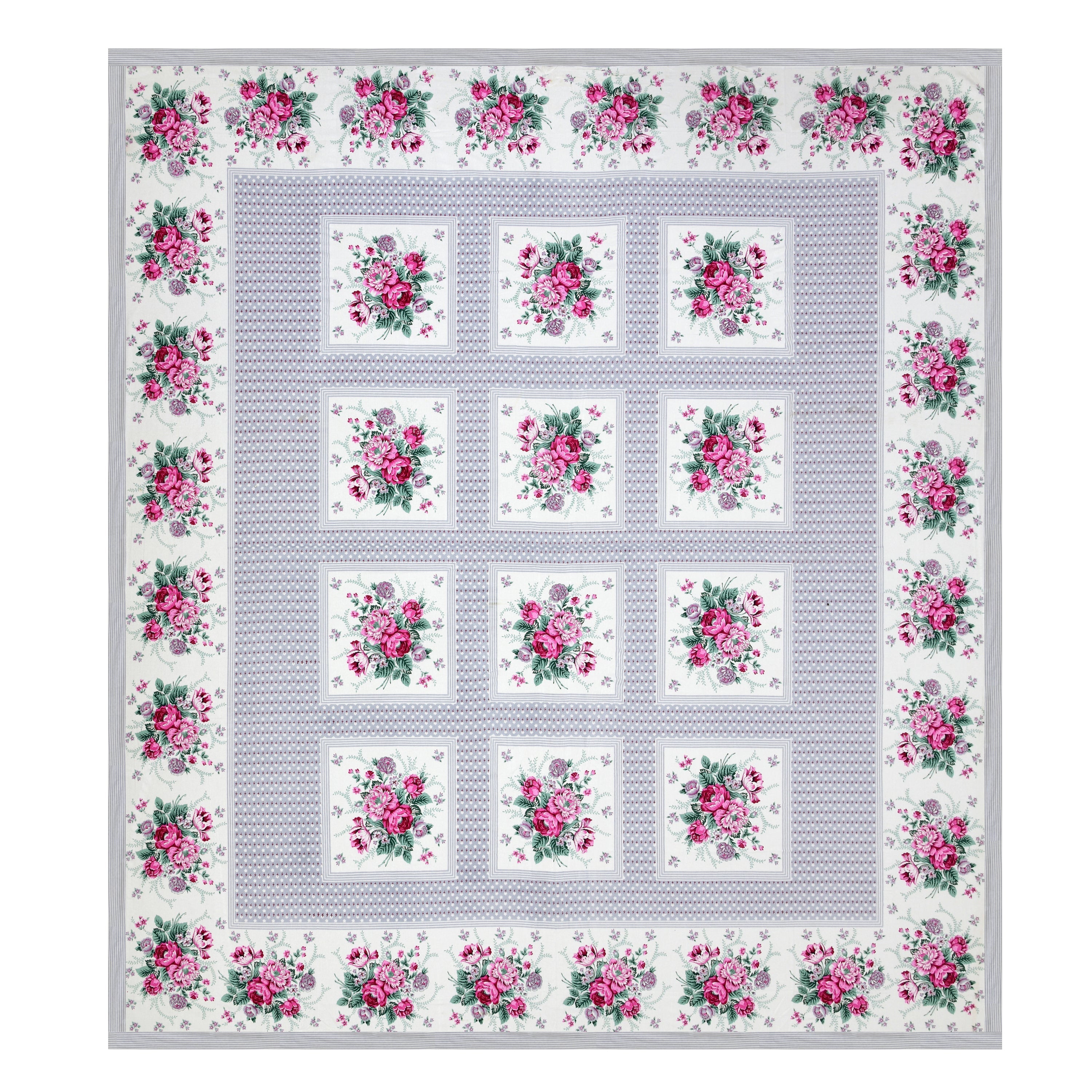 Rajwada Phool Gulistan Collection Bedsheet  Set 100 x 108