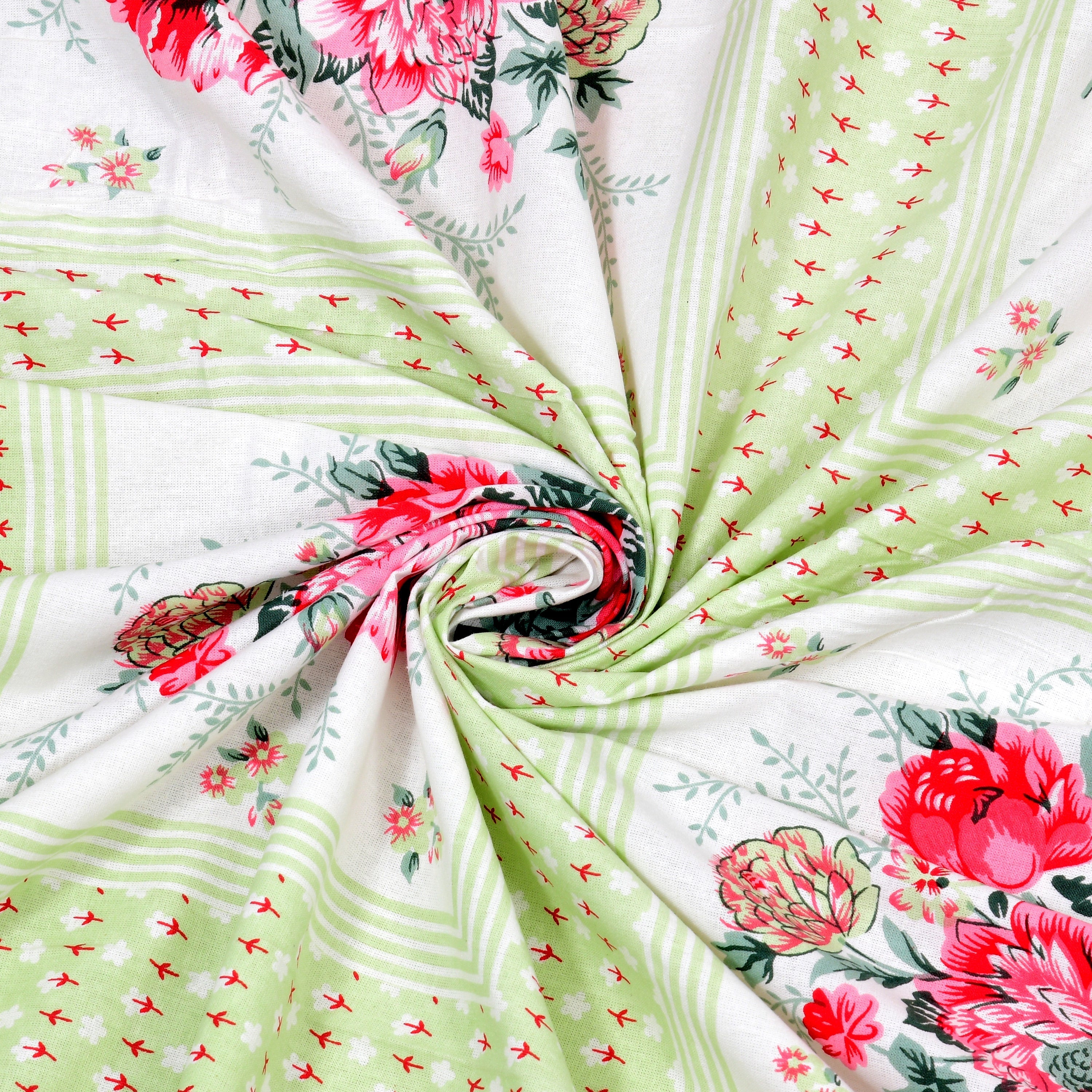 Rajwada Phool Gulistan Collection Bedsheet  Set 100 x 108