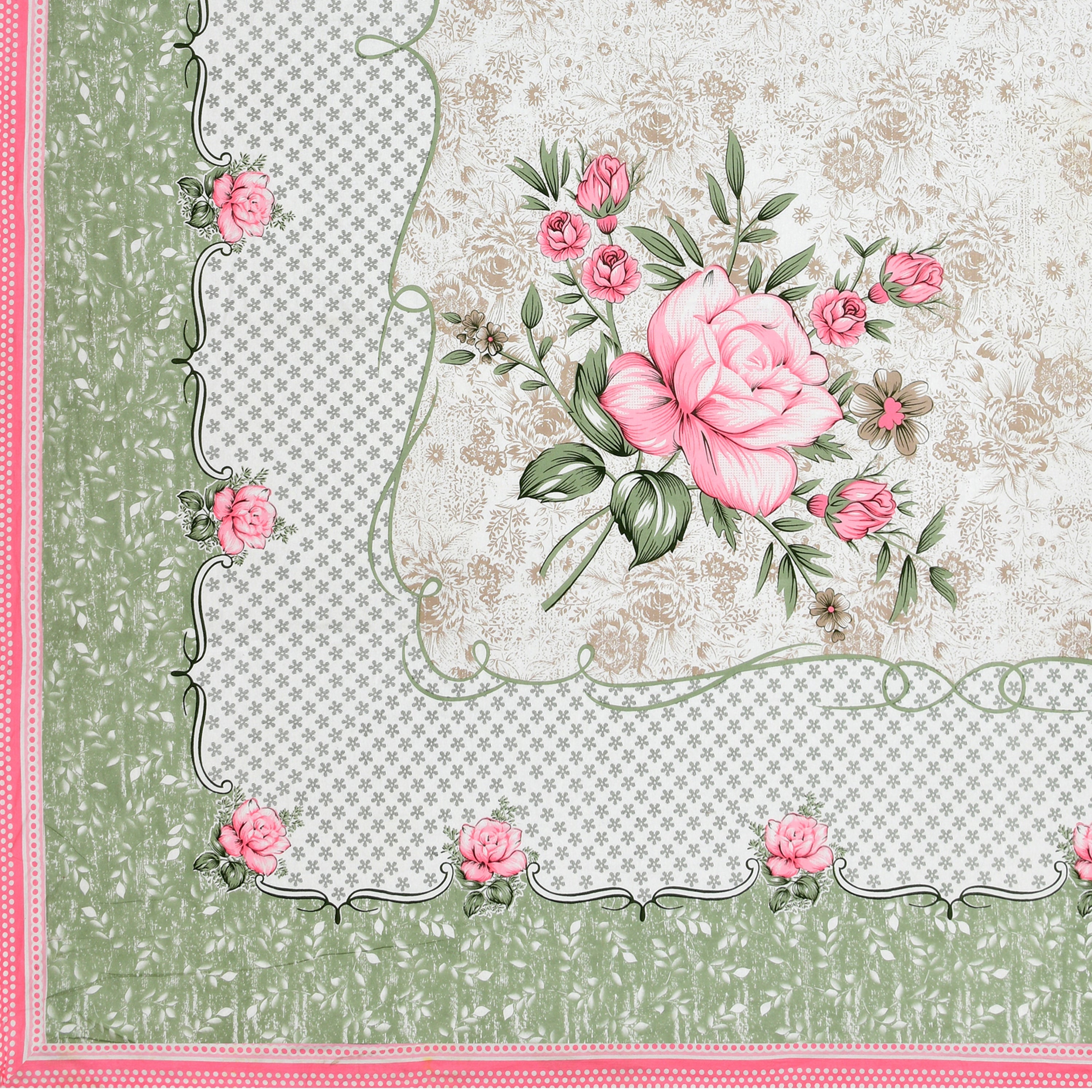Rajwada Phool Collection Bedsheet Set 100 x 108