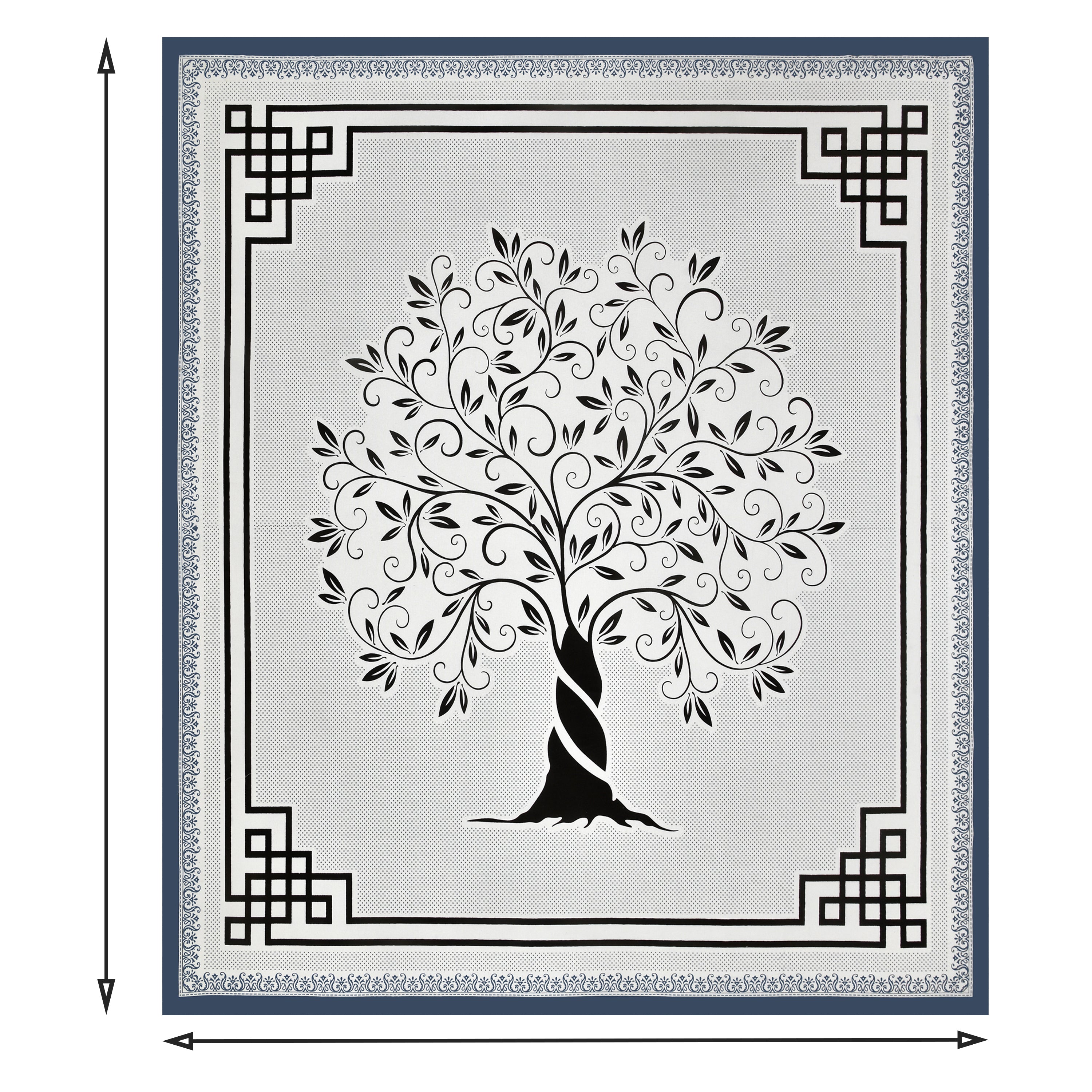 Kashmira Premium Tree of Life Bedsheet Set 100 x 108