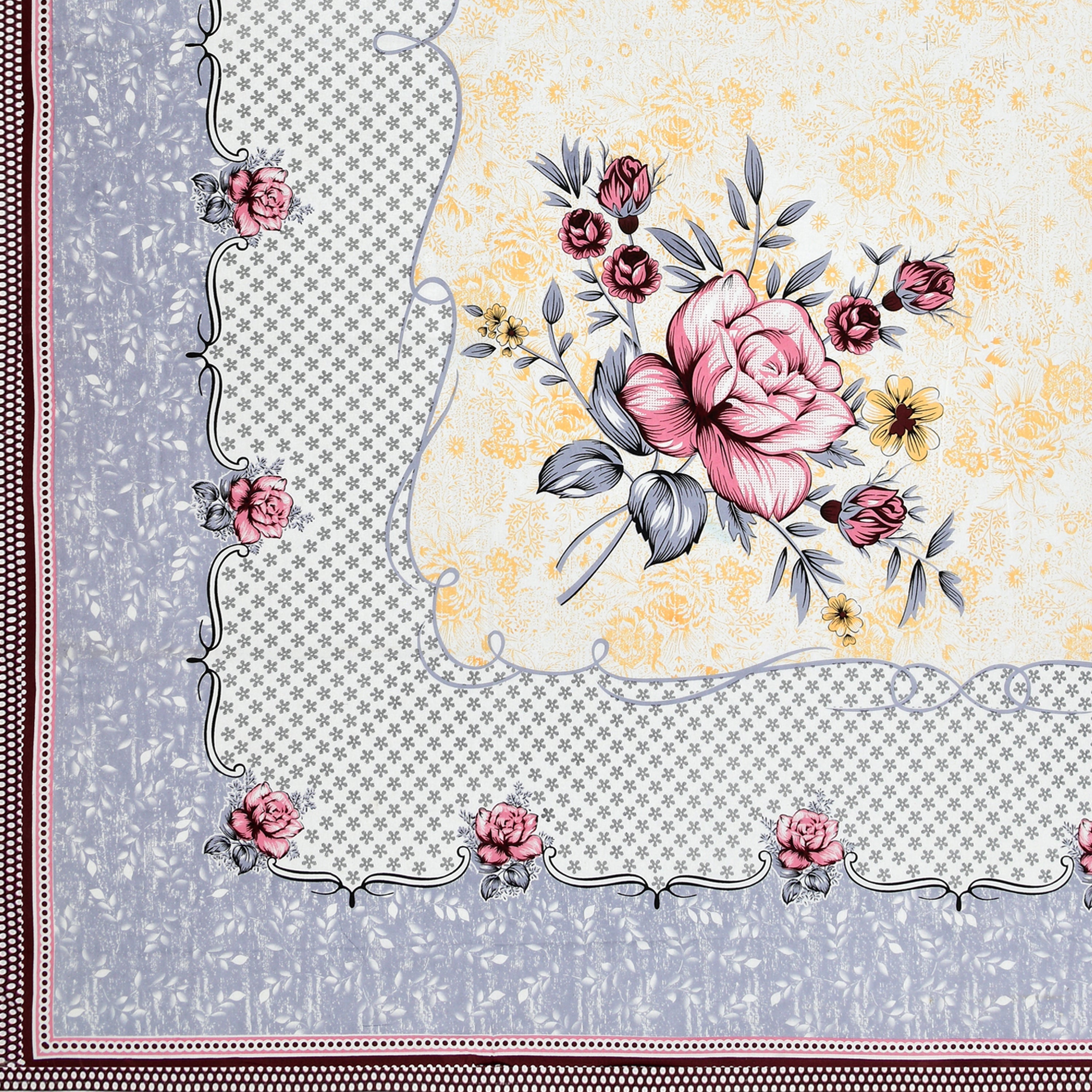 Rajwada Phool Collection Bedsheet Set 100 x 108