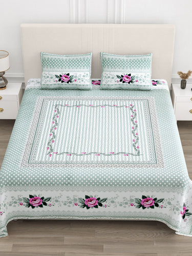 Sunehri Phool Collection Bedsheet  100 x 108 - Alternative view