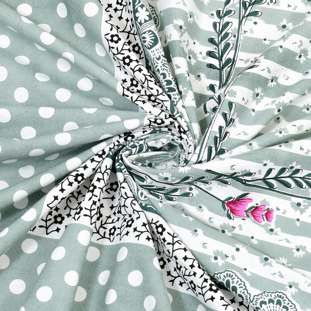 Sunehri Phool Collection Bedsheet  100 x 108