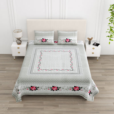 Sunehri Phool Collection Bedsheet  100 x 108