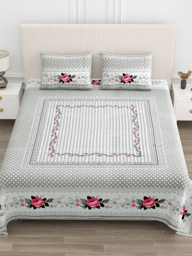 Sunehri Phool Collection Bedsheet  100 x 108 - Alternative view