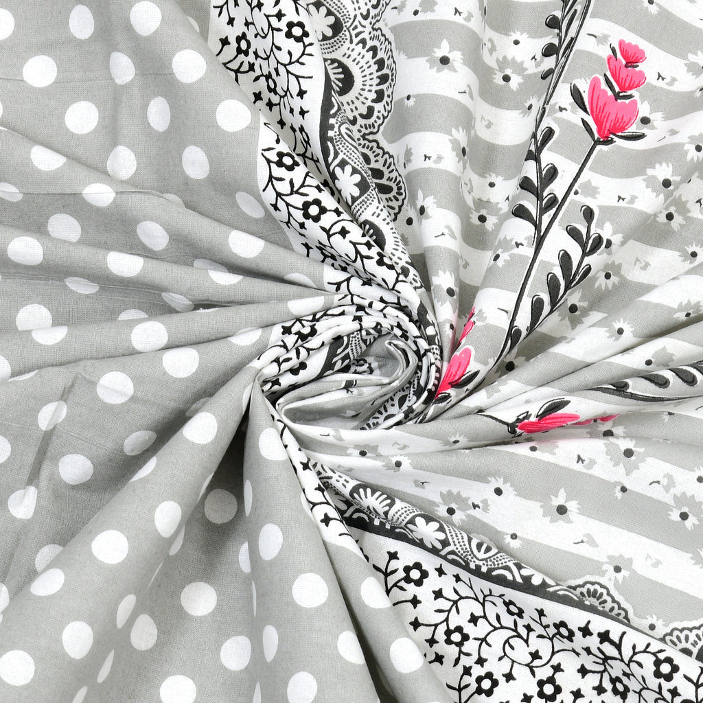 Sunehri Phool Collection Bedsheet  100 x 108