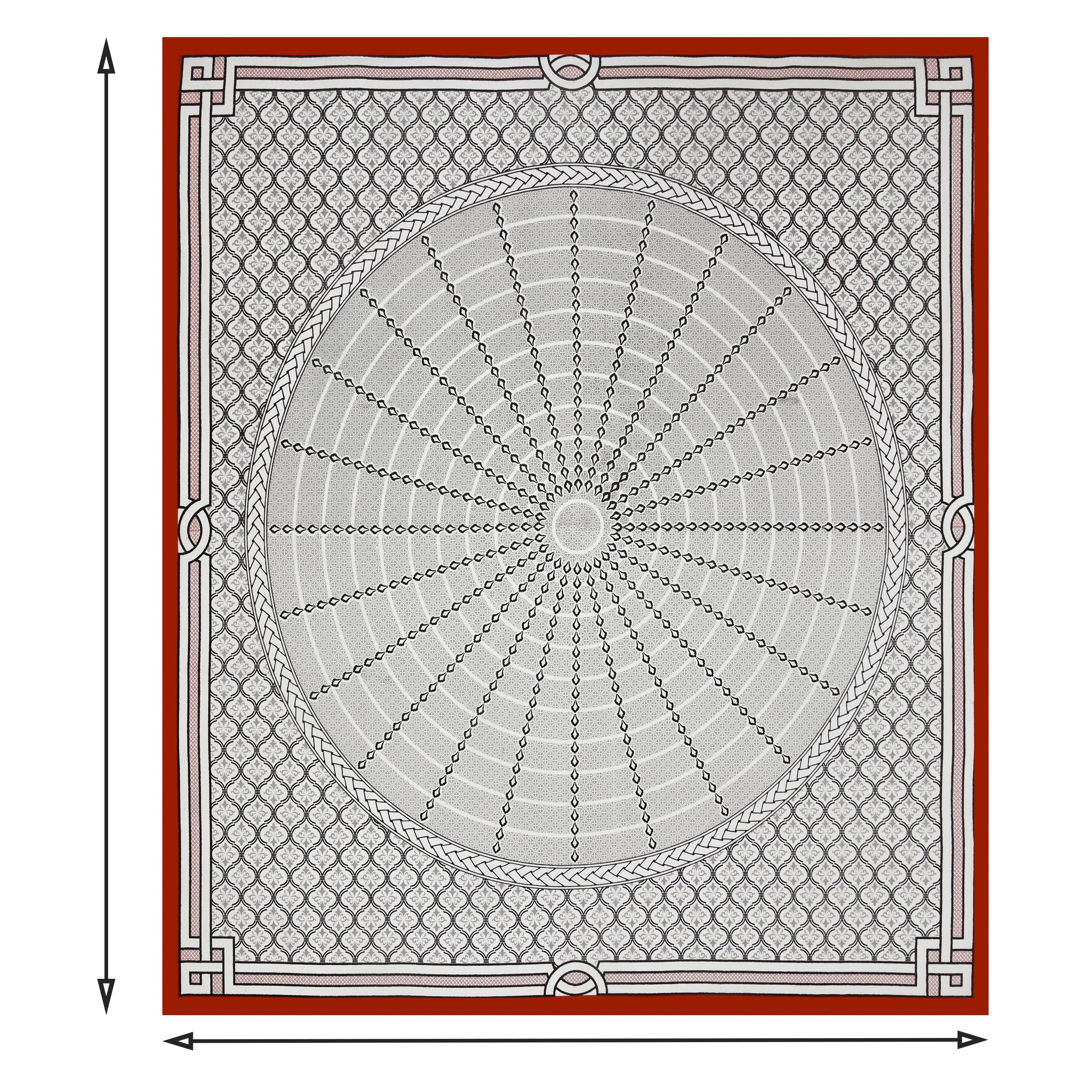Majestic Mandala Luxe Bedsheet Set 100 x 108